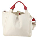 VALENTINO Tote Bag Canvas 2way White Auth bs31013-2