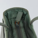 PRADA Tote Bag Nylon Khaki Silver Auth bs31017-15