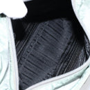 PRADA Tote Bag Nylon Khaki Silver Auth bs31017-17