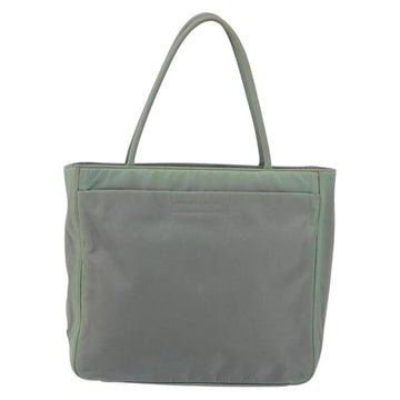 PRADA Tote Bag Nylon Khaki Silver Auth bs31017 - 0