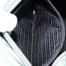 PRADA Tote Bag Nylon Khaki Silver Auth bs31017-21