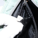 PRADA Tote Bag Nylon Khaki Silver Auth bs31017-23