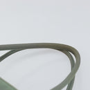 PRADA Tote Bag Nylon Khaki Silver Auth bs31017-8