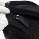 PRADA Shoulder Bag Nylon Black Silver Auth bs31018-10