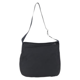 PRADA Shoulder Bag Nylon Black Silver Auth bs31018 - 0