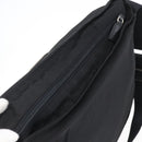 PRADA Shoulder Bag Nylon Black Silver Auth bs31018-6