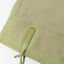 PRADA Tote Bag Nylon Khaki Silver Auth bs31019-14