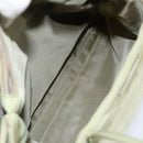 PRADA Tote Bag Nylon Khaki Silver Auth bs31019-24