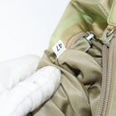 PRADA Tote Bag Nylon Khaki Silver Auth bs31019-25