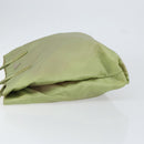 PRADA Tote Bag Nylon Khaki Silver Auth bs31019-5