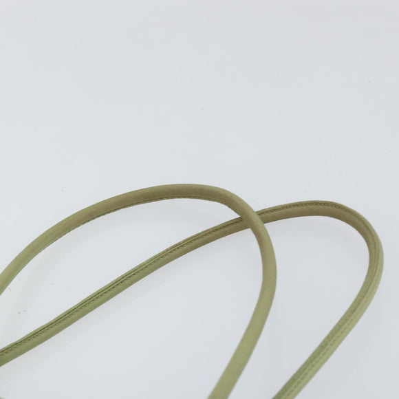 PRADA Tote Bag Nylon Khaki Silver Auth bs31019