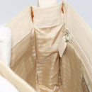 PRADA Shoulder Bag Nylon Leather Beige Auth bs31020-19