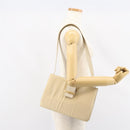 PRADA Shoulder Bag Nylon Leather Beige Auth bs31020-22