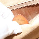 CELINE Macadam Canvas Shoulder Bag PVC Leather Brown Gold Auth bs31023-12