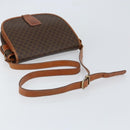 CELINE Macadam Canvas Shoulder Bag PVC Leather Brown Gold Auth bs31023-7