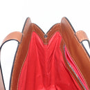 CELINE Shoulder Bag Leather Brown Gold Auth bs31024-19