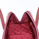 CARTIER Must Line Hand Bag Leather Bordeaux Gold Auth bs31026-20