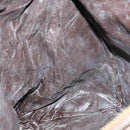 CELINE C Sulky Boston Bag Canvas Brown Gold Auth bs31027-17