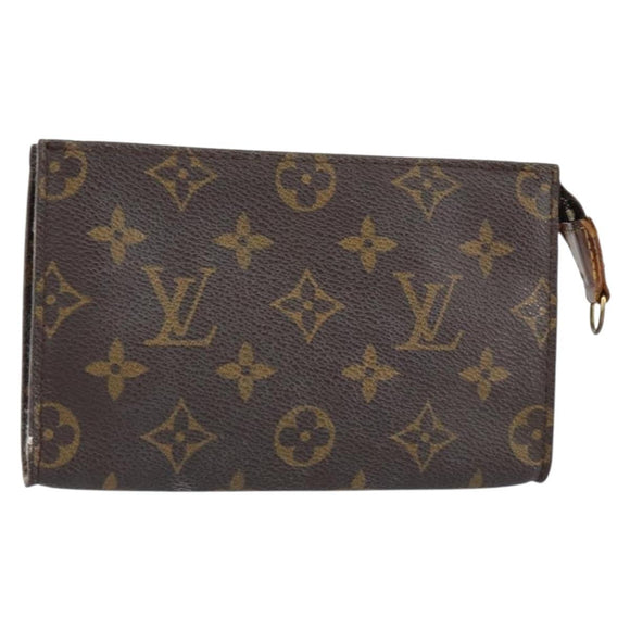 LOUIS VUITTON Monogram Bucket PM Accessory Pouch LV Auth bs31029