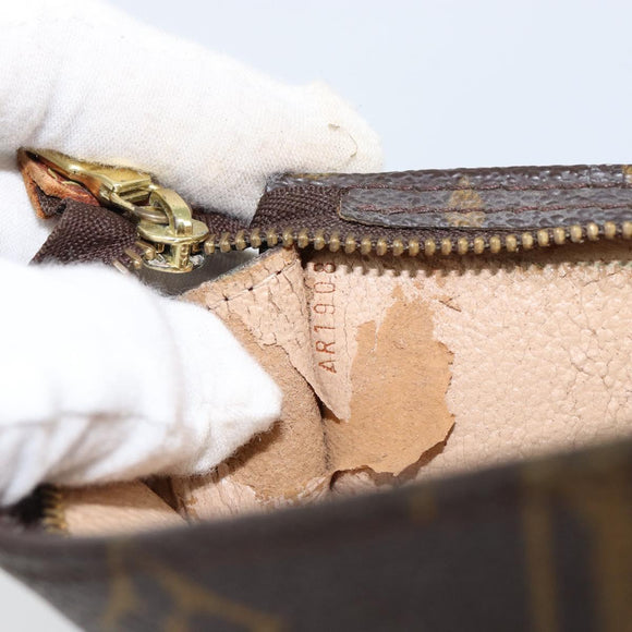 LOUIS VUITTON Monogram Bucket PM Accessory Pouch LV Auth bs31029