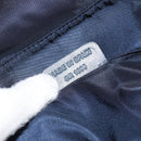 Christian Dior Trotter Canvas Saddle Pouch Navy Gold Auth bs31031-20