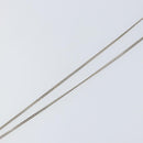 CHANEL Necklace metal Silver CC Auth bs31035-10