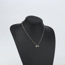 CHANEL Necklace metal Silver CC Auth bs31035-14