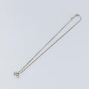 CHANEL Necklace metal Silver CC Auth bs31035-2