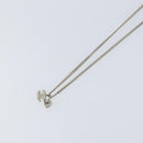 CHANEL Necklace metal Silver CC Auth bs31035-4