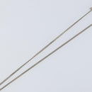 CHANEL Necklace metal Silver CC Auth bs31035-5