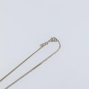 CHANEL Necklace metal Silver CC Auth bs31035-6