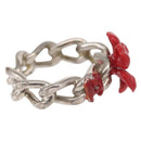 CHANEL Ring metal Silver CC Auth bs31037-5