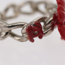 CHANEL Ring metal Silver CC Auth bs31037-7