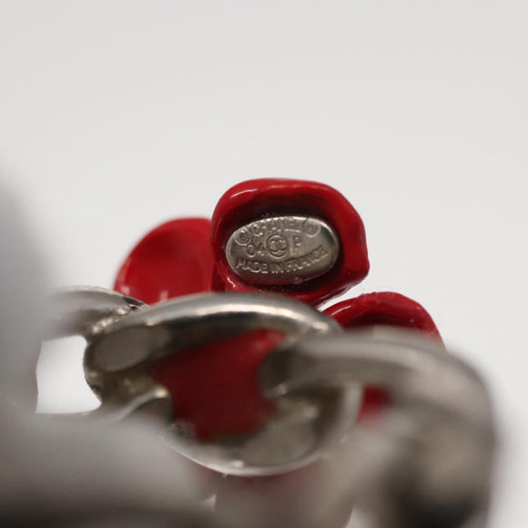 CHANEL Ring metal Silver CC Auth bs31037