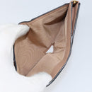 Christian Dior Saddle Lotus Wallet Leather Beige Gold Auth bs31038-21