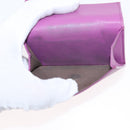 BOTTEGA VENETA INTRECCIATO Trifold Wallet Leather Purple Auth bs31039-11