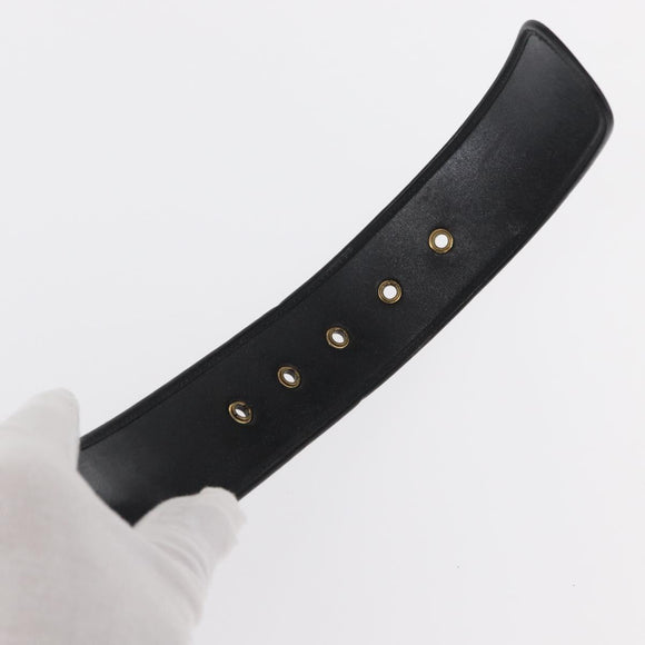 Christian Dior Trotter Canvas Belt 35.4"" Black Auth bs31040