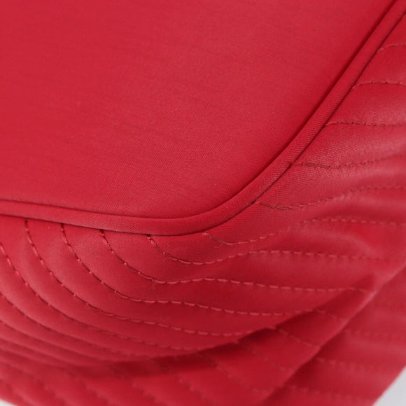 SAINT LAURENT Shoulder Bag Nylon Red Auth bs31041