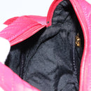 SAINT LAURENT Shoulder Bag Nylon Red Auth bs31041-18