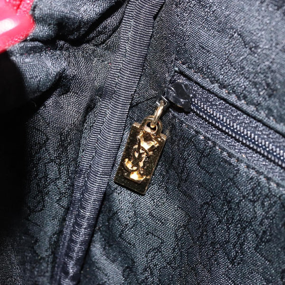 SAINT LAURENT Shoulder Bag Nylon Red Auth bs31041