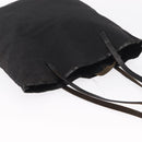 FENDI Zucca Canvas Tote Bag Black Brown Auth bs31042-6