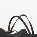 FENDI Zucca Canvas Tote Bag Black Brown Auth bs31042-9