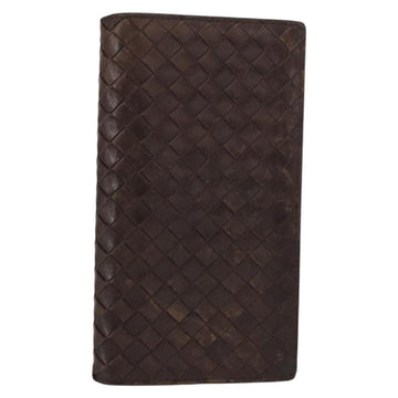 BOTTEGA VENETA INTRECCIATO Day Planner Cover Leather Brown Auth bs31043