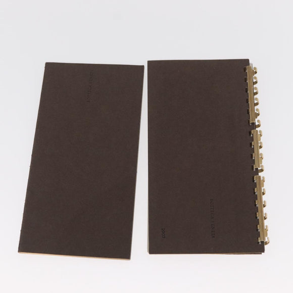 BOTTEGA VENETA INTRECCIATO Day Planner Cover Leather Brown Auth bs31043