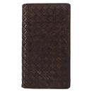 BOTTEGA VENETA INTRECCIATO Day Planner Cover Leather Brown Auth bs31043-13