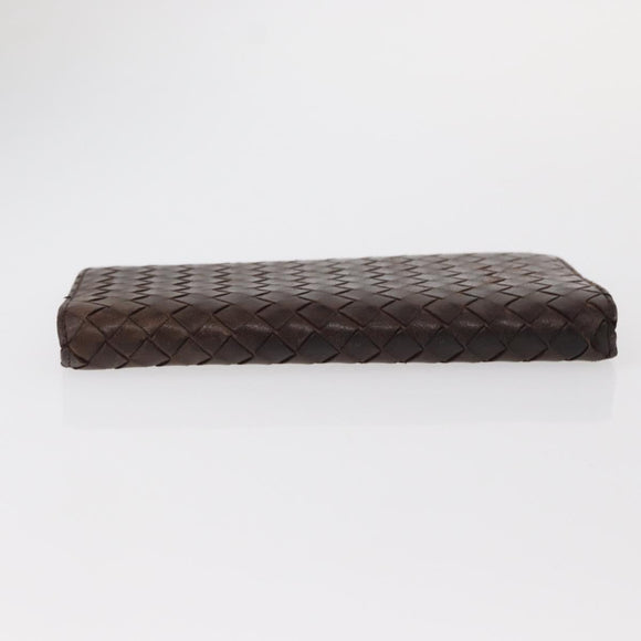 BOTTEGA VENETA INTRECCIATO Day Planner Cover Leather Brown Auth bs31043