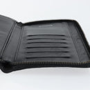 CHANEL New Travel Line Long Wallet Nylon Black Silver CC Auth bs31044-21