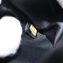 CHANEL New Travel Line Long Wallet Nylon Black Silver CC Auth bs31044-12