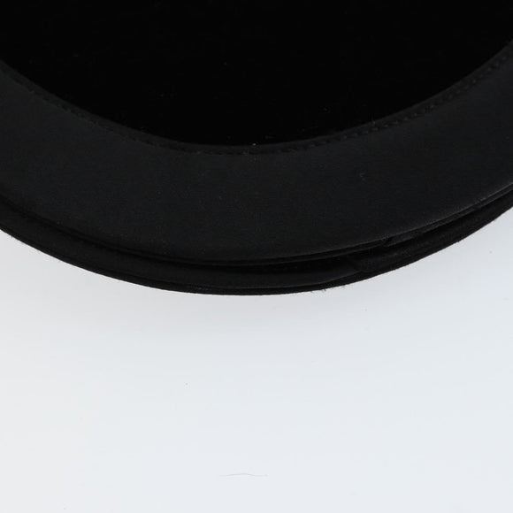 SAINT LAURENT Shoulder Bag Velor Black Gold Auth bs31045