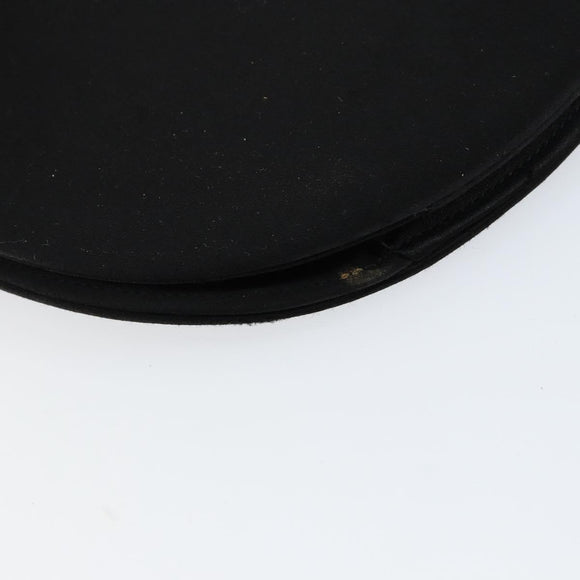 SAINT LAURENT Shoulder Bag Velor Black Gold Auth bs31045